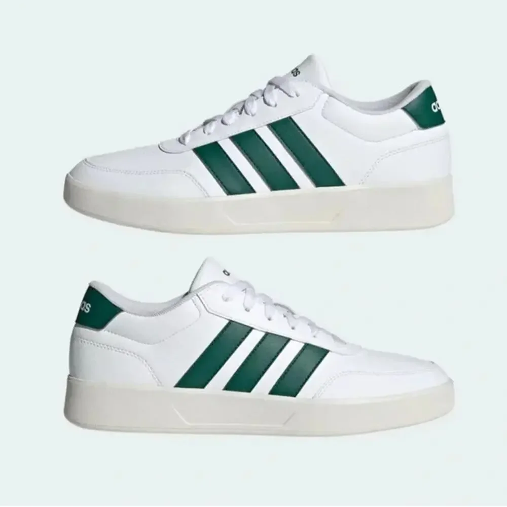 NWT ADIDAS Breaknet 3.0 Sneaker, Tennis Shoe, Men's Size 10, White/Green